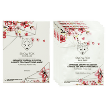 Load image into Gallery viewer, Japanese Cherry Blossom & White Tea Smoothing Mask